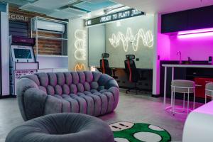 Posezení v ubytování Indie Universe Creative Hotel