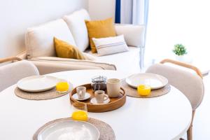 Fels Apartments的休息区