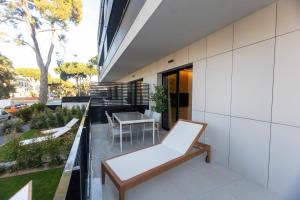 Fels Apartments的阳台或露台