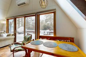 Un lugar para sentarse en A-Frame Escape