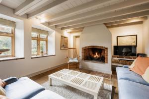 Istumisnurk majutusasutuses Barn Owl Cottage, Field Dalling