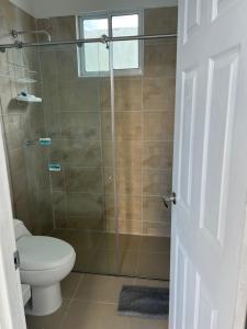 Un baño de Cabañas Compostela