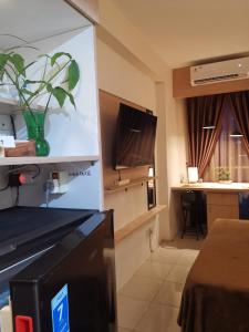 Kuchyň nebo kuchyňský kout v ubytování Studio Pleasant Tifolia