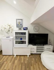 Η κουζίνα ή μικρή κουζίνα στο Petra Luxury