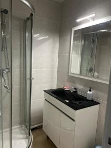 Ένα μπάνιο στο Appartement cosy idéalement situé +9 φωτογραφίες