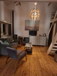 Posezení v ubytování B&B Guesthouse Claeswael