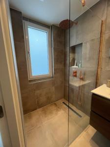 Koupelna v ubytování Achterom B & B + 8 fotografií