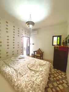 Voodi või voodid majutusasutuse Sun Hostel toas