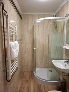 Koupelna v ubytování Atryum Hotel + 37 fotografií