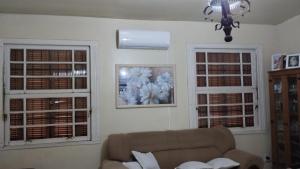 Χώρος καθιστικού στο Dormitório em residencia central