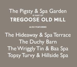 Gambar di galeri bagi The Pigsty and Spa Garden at Tregoose Old Mill di Newquay
