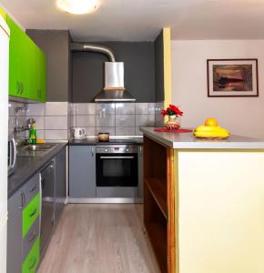 Kuchyňa alebo kuchynka v ubytovaní Apartment Tom