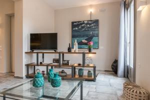TV a/nebo společenská místnost v ubytování Casa Maritima