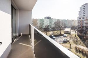 Balkón nebo terasa v ubytování Figlo Apartment