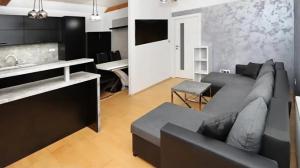 Χώρος καθιστικού στο Rodinný apartmán v centru Znojma