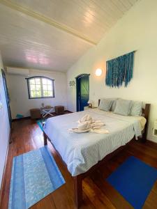 Postel nebo postele na pokoji v ubytování Patyco House- Morro de São Paulo