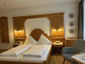 Postel nebo postele na pokoji v ubytování Seehotel Schäpfle