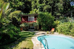 Πισίνα στο ή κοντά στο Refúgio no Jd. Botânico - Piscina, Sauna e Natureza