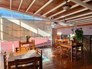 Posezení v ubytování Hotel Tres Flores