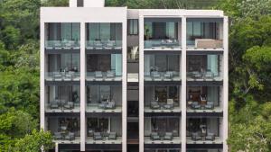 Balkón nebo terasa v ubytování Amaranto Bacalar Hotel Boutique