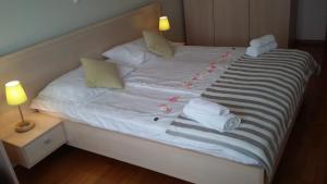 Postel nebo postele na pokoji v ubytování Apartment Ana