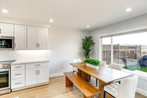 A kitchen or kitchenette at Balconies and Views Modern Abode in Poway!