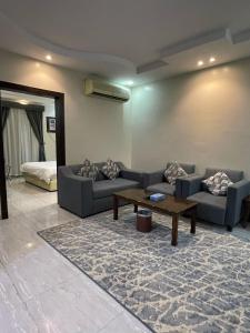 Posezení v ubytování Arees Al Sharq Served Apartments