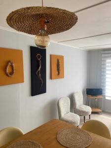 Χώρος καθιστικού στο Casa Ovejero