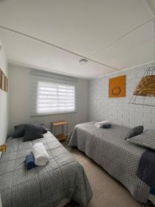 Ένα ή περισσότερα κρεβάτια σε δωμάτιο στο Casa Ovejero