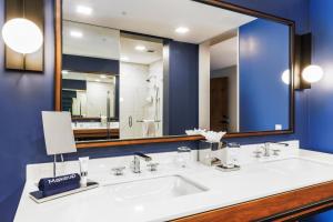 Koupelna v ubytování Hotel Polaris