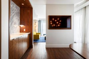 TV a/nebo společenská místnost v ubytování Hotel Polaris