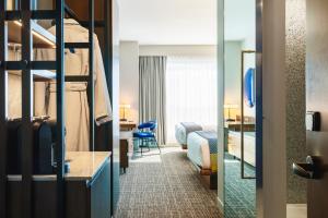 Postel nebo postele na pokoji v ubytování Hotel Polaris