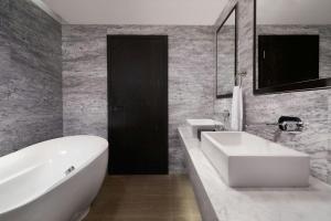 Koupelna v ubytování Sheraton Taitung Hotel