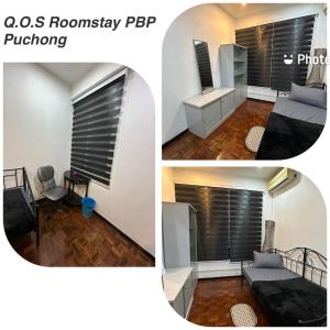 Postel nebo postele na pokoji v ubytování QOS Roomstay PBP Puchong