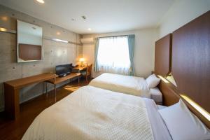 Katil atau katil-katil dalam bilik di Suite Villa Panora Izu Akazawa 1F