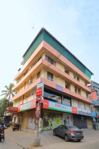 Bygningen som resortet ligger i