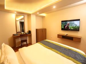 TV o dispositivi per l'intrattenimento presso Harsha Boutique Hotel