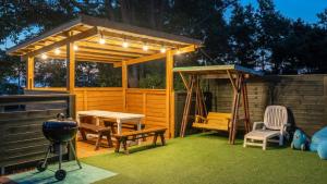 Patio nebo venkovní prostory v ubytování boryeong hiddenvillage dokchae poolvilla
