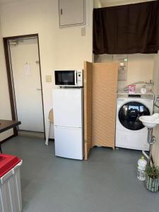 ホステル今鶴 ダブルルーム 301号室 주방 또는 간이 주방