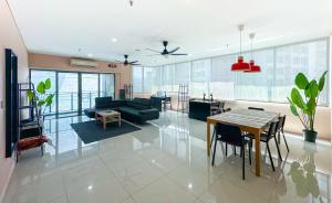 Posezení v ubytování La Casa Hostel KLCC