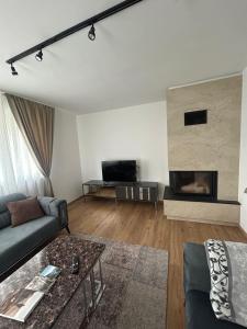 Posezení v ubytování Haus Edelweiss