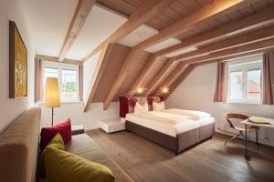 Letto o letti in una camera di Fuchsbräu
