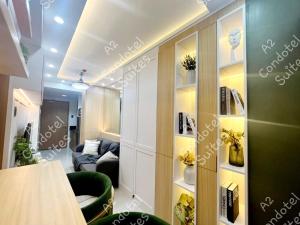 Posezení v ubytování A2 Condotel Suites