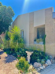 a garden in front of a house with plants at Mario & Luiza's Place - Cozy Stay with Pool & Braai in Worcester +45 photos