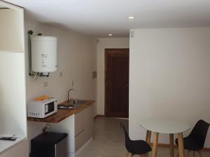 A cozinha ou cozinha compacta de The owl lodge