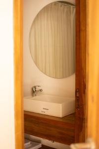 Um banheiro em The owl lodge