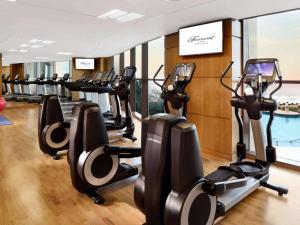 Fitness centrum a/nebo fitness zařízení v ubytování Fairmont Ajman