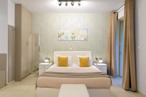 Posteľ alebo postele v izbe v ubytovaní Alekos Apartments 1 - Νetflix & Comfort