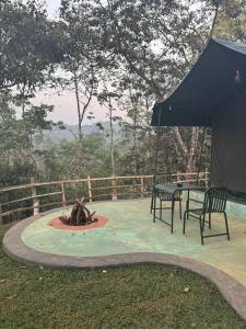 Příroda nedaleko luxury tent