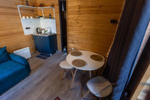 Eldhús eða eldhúskrókur á Inga Jafaridze Guesthouse Pele